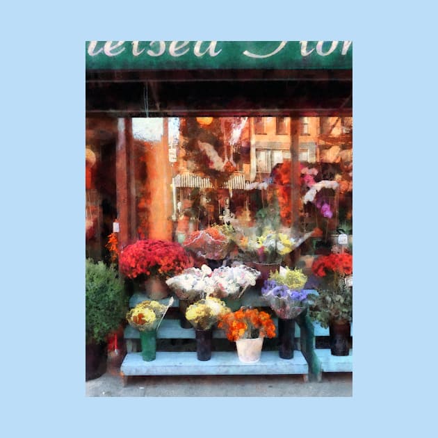 Manhattan NY - Chelsea Flower Shop by SusanSavad