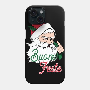 Babbo Natale: Buone Festa Italian Christmas design Phone Case