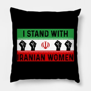 I Stand with Iranian women Pillow