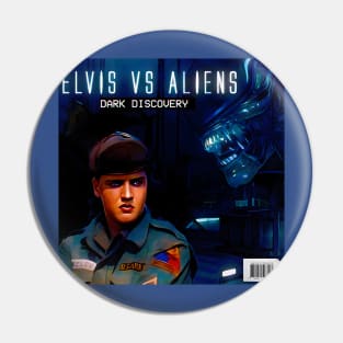 Elvis vs Aliens Pin