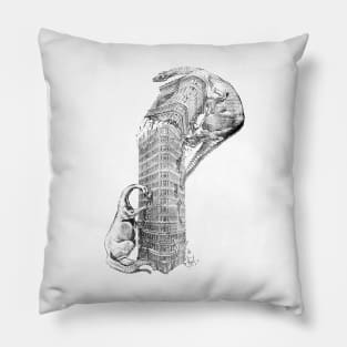 In Which Dinosaurs Eat the Flatiron Building Pillow