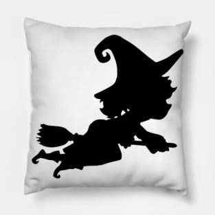 Witch Flies Away Quickly Pillow