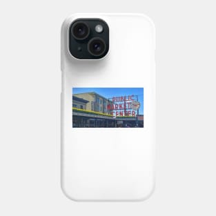Pike Place Market in Spring Phone Case