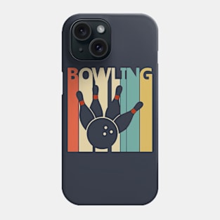 Vintage Bowling Player Gift Phone Case