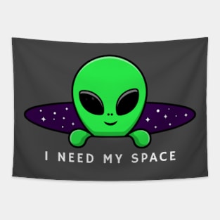 Introverted Vibes i need my space Tapestry