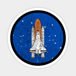 Retro Space Logo Magnet