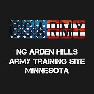 NG Arden Hills Army Training Site Minnesota US Flag Army T-Shirt