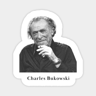 Charles Bukowski Portrait Magnet