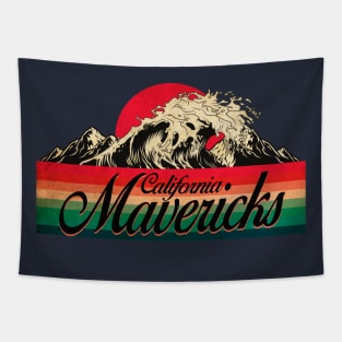 Mavericks Big Wave California Tapestry