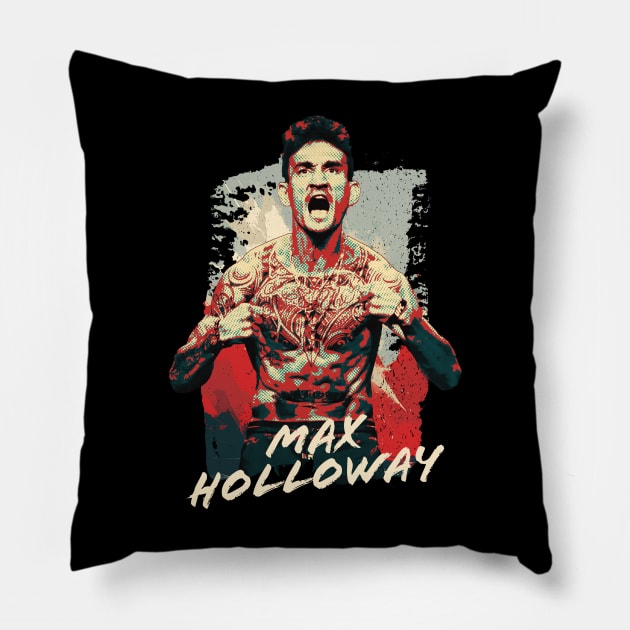 Max Holloway UFC Featherweight Champion Pillow by Colana Studio