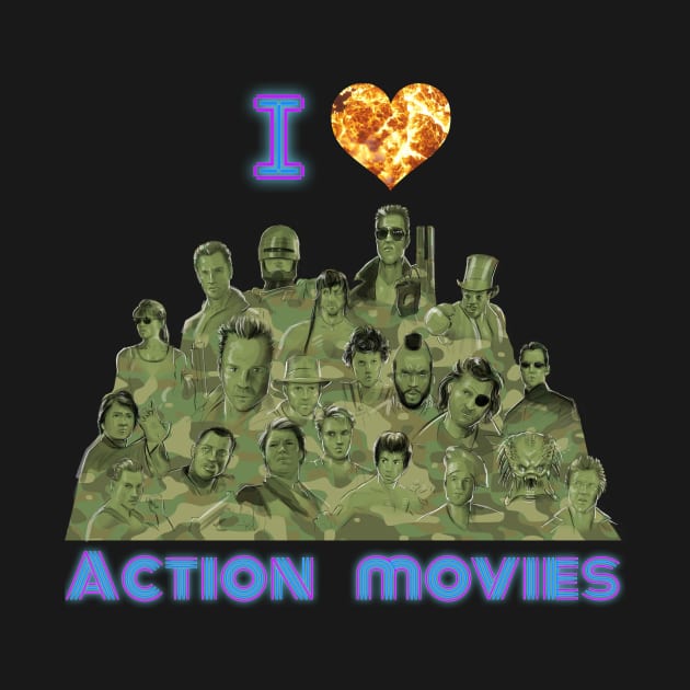 I love Action Movies by GrampaTony