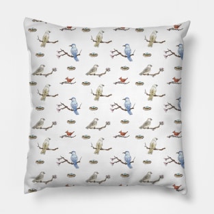 Spring Birds Pillow