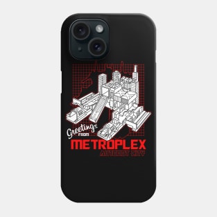 80's Robot Mecha Cartoon Vintage Travel Poster Phone Case