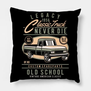 Classic Truck never die Pillow