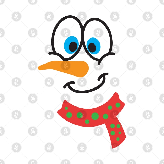 snowman face by MZeeDesigns