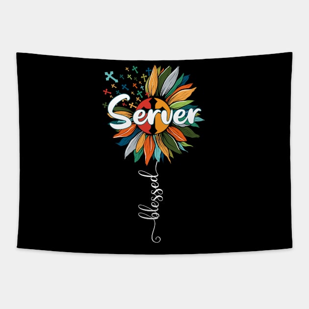 Blessed Server Tapestry by Brande