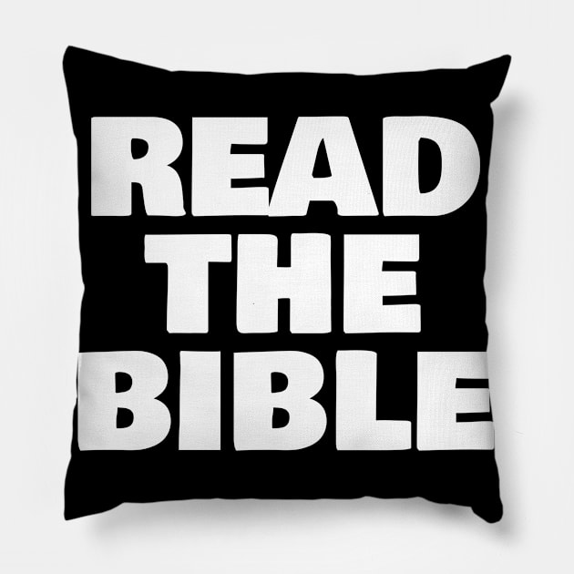 read the bible Pillow by FromBerlinGift