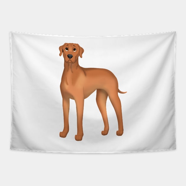 Rhodesian Ridgeback Dog Tapestry by millersye