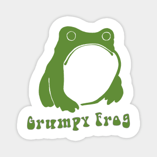 Grumpy Frog Tee Magnet