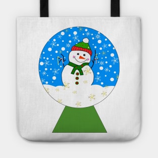 SNOWMAN Snowglobe Tote