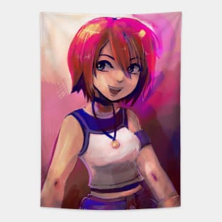 Kairi - Painterly Portrait Tapestry