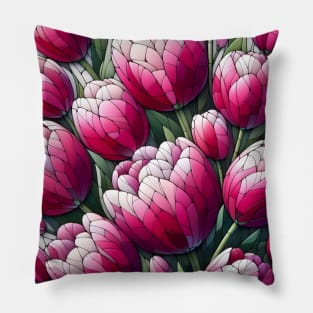 Tulip Flower Pillow