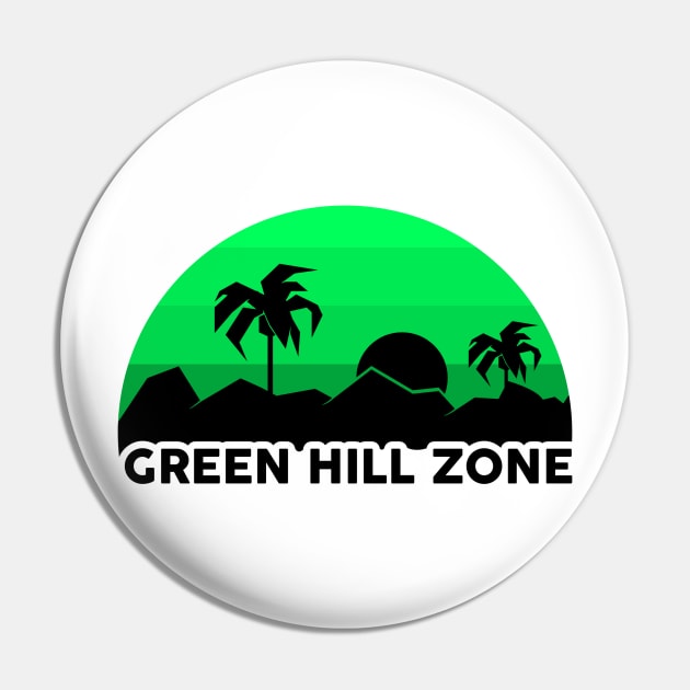 Green Hill Zone Pin by KingLoxx