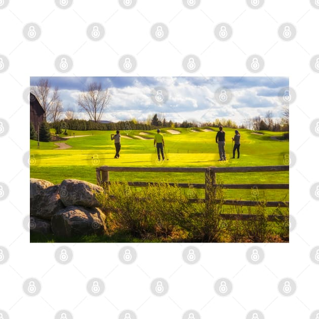 Day On The Golf Course 1 by Robert Alsop