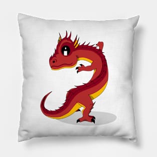 Red Dragon Baby Pillow