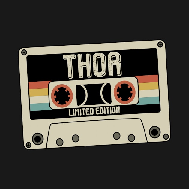 Thor - Limited Edition - Vintage Style by Debbie Art