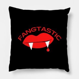 Fangtastic Fangs Fun Pillow