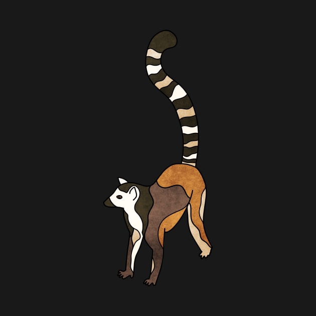 Lemur by Kelly Louise Art