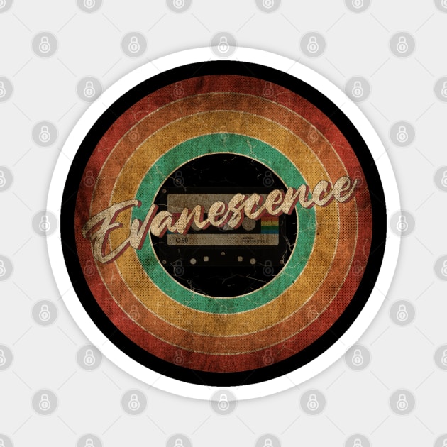 Evanescence Vintage Circle Art Magnet by antongg