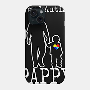 Proud Autism Dad And Son Puzzle Piece Awareness Day T-Shirt PAPPY Phone Case