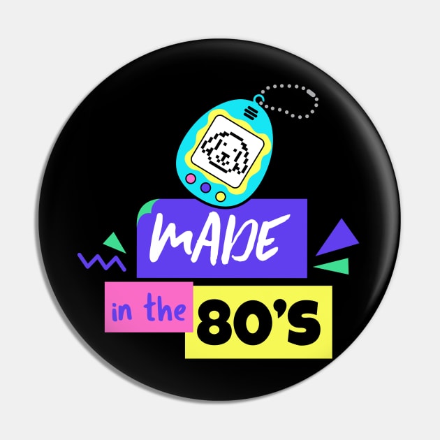 Made in the 80's - 80's Gift Pin by WizardingWorld