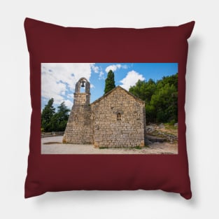 St Nicholas Church in Split, Croatia Pillow