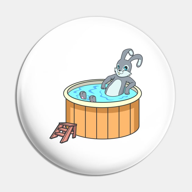 Bunny in hot tub Pin by Modern Medieval Design