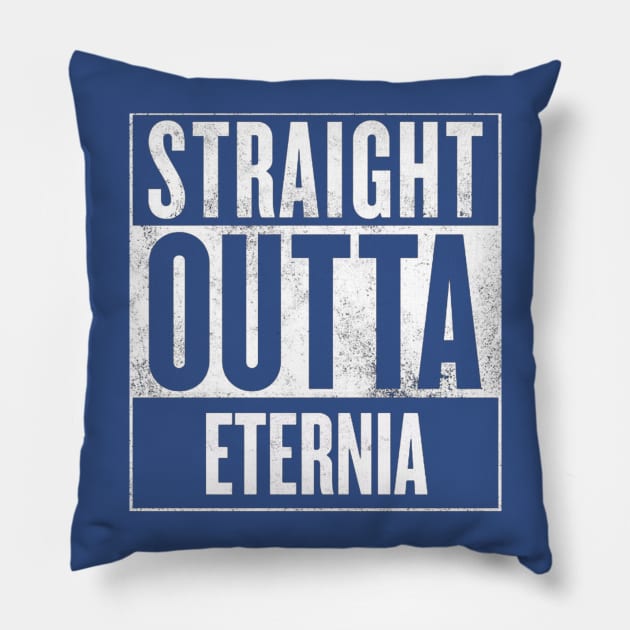 Straight Outta Eternia Pillow by finnyproductions