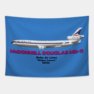 McDonnell Douglas MD-11 - Delta Air Lines "Widget Colours" Tapestry