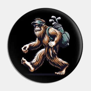 Funny Golf Novelty Sasquatch Bigfoot Golfing Pin