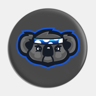 Blue (corner) logo Pin