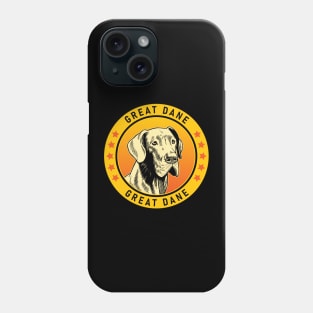 Great Dane Dog Portrait Phone Case