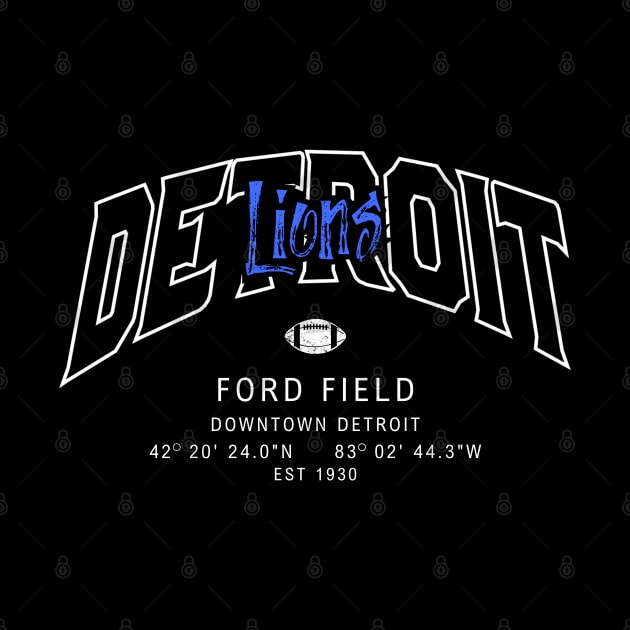 Detroit Lions NFL by Grade Design