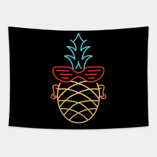 Summer Punk Pineapple Tapestry