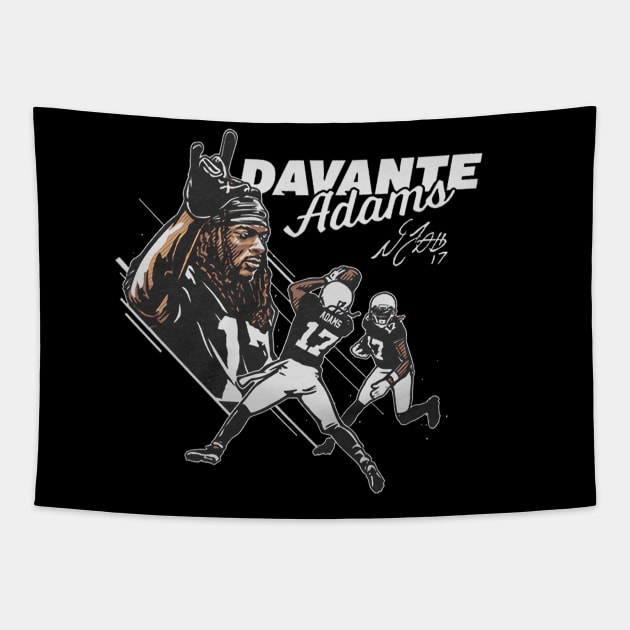 Davante Adams Viva Davante Tapestry by Chunta_Design