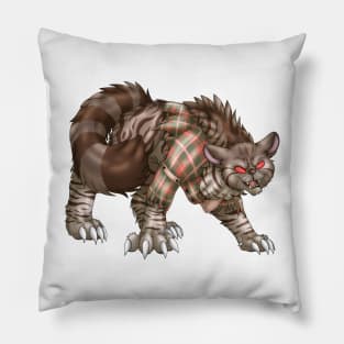 WereCat: Chocolate Tabby Pillow