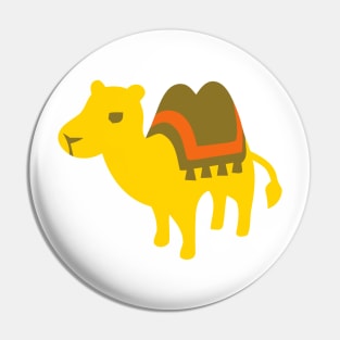 Desert Camel Emoticon Pin