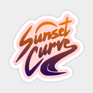 sunset curve Magnet