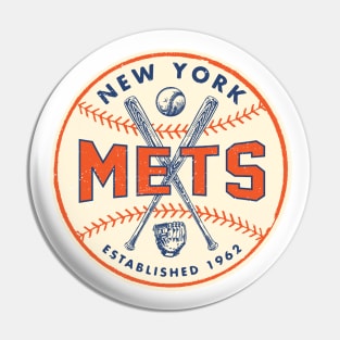 Throwback New York Mets 2 by Buck Tee Pin