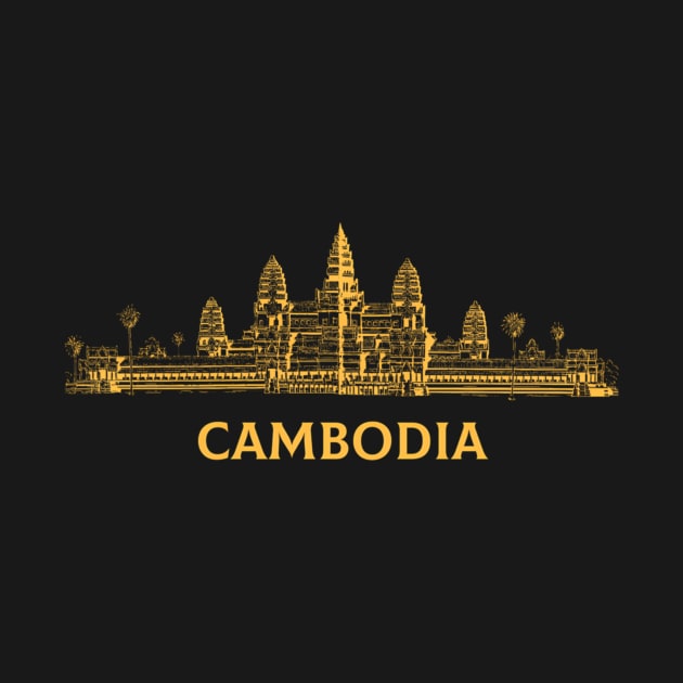 Angkor Wat Cambodian Khmer Cambodian by Kelley-Outburst